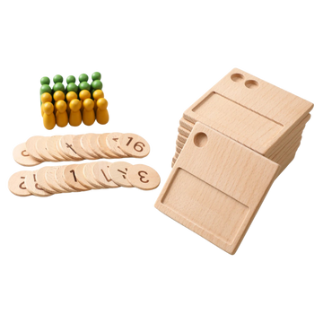 Number Counting Wooden Board