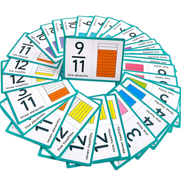 Fraction Number Flashcards