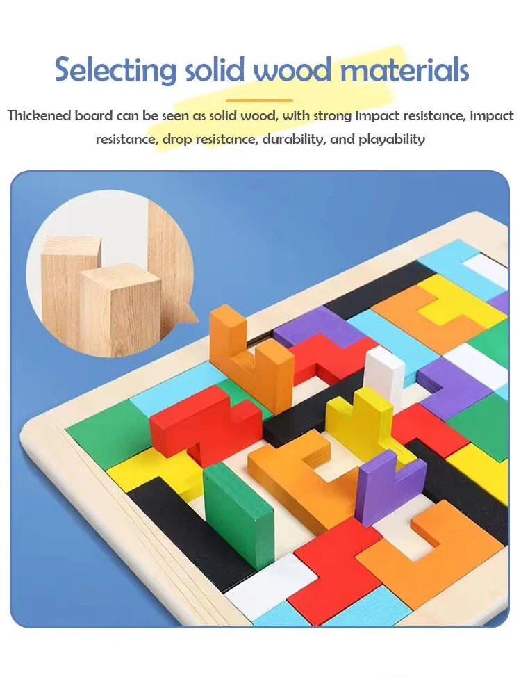 Wooden Blocks Jigsaw Puzzle