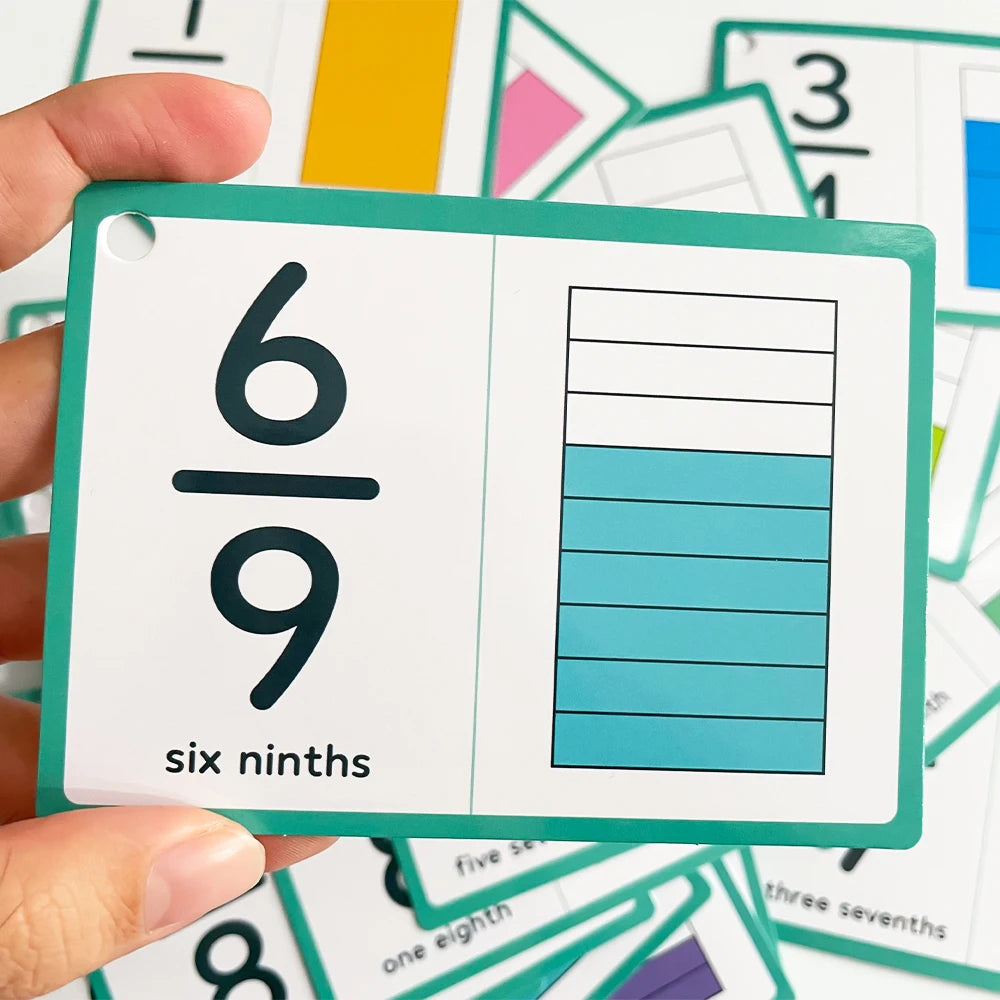Fraction Number Flashcards