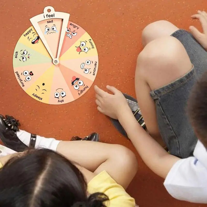 Wooden Emotion Feeling Wheel