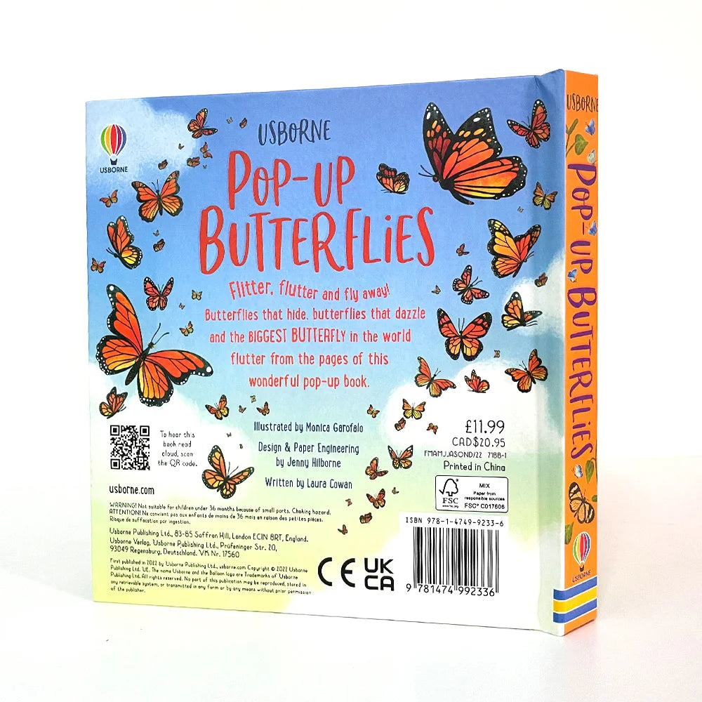 Pop-Up Butterflies English Book