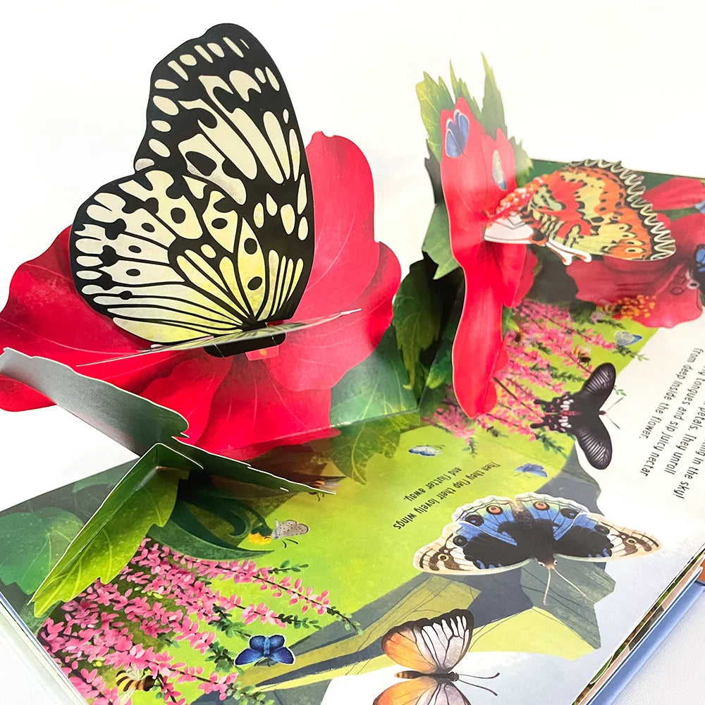 Pop-Up Butterflies English Book