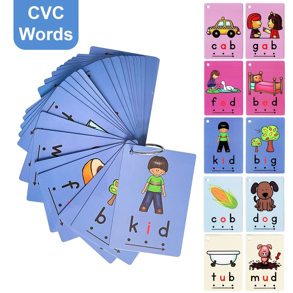 CVC Words Flashcards Set