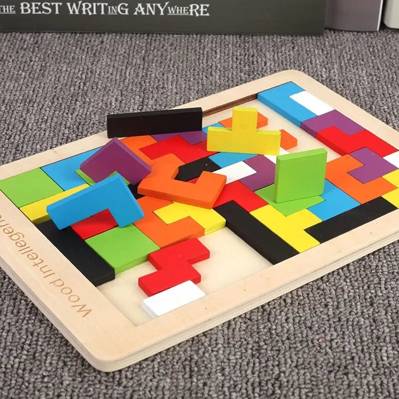 Wooden Blocks Jigsaw Puzzle