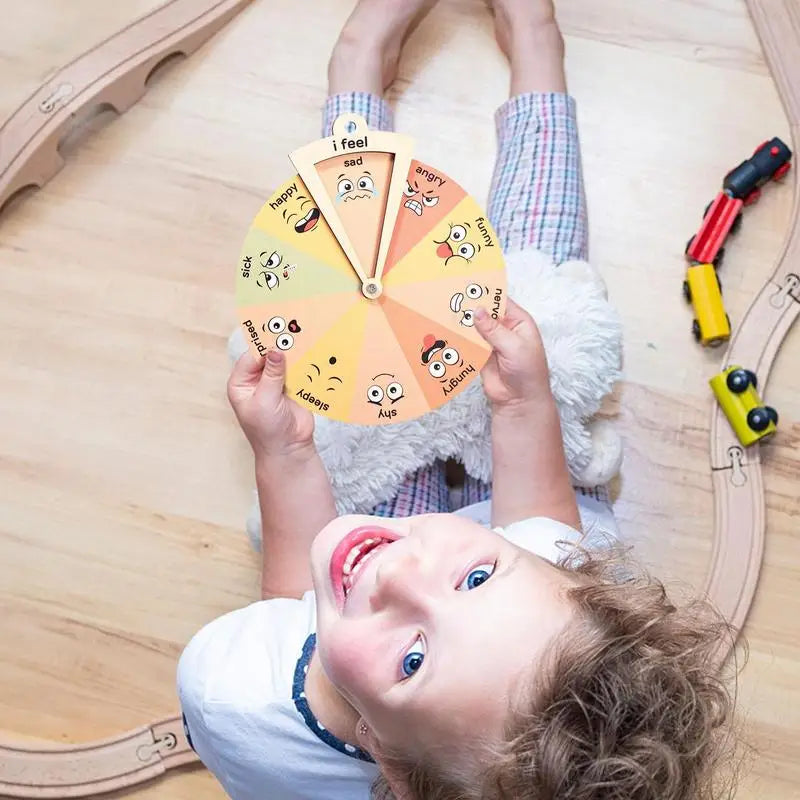 Wooden Emotion Feeling Wheel