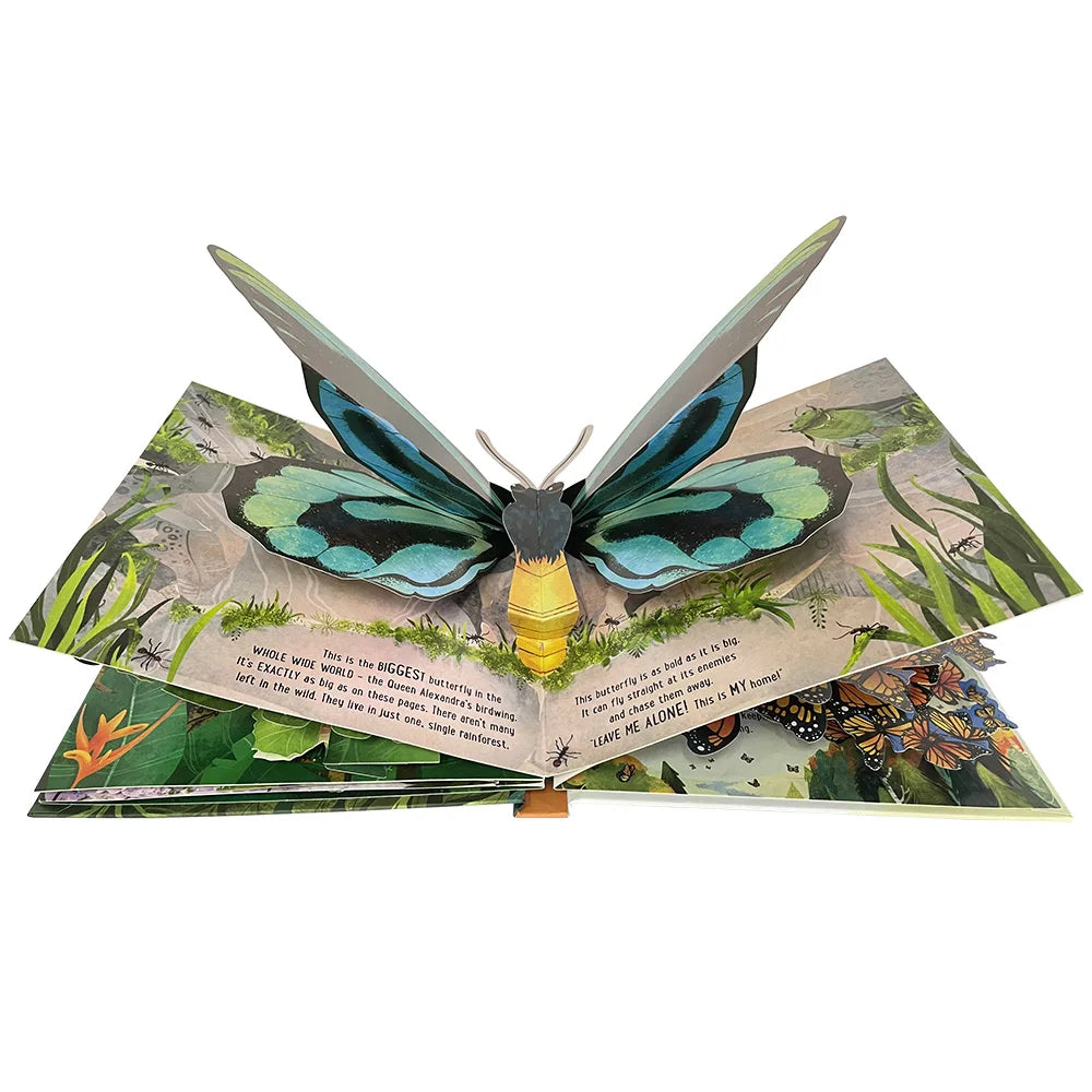 Pop-Up Butterflies English Book