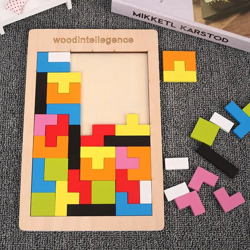 Wooden Blocks Jigsaw Puzzle