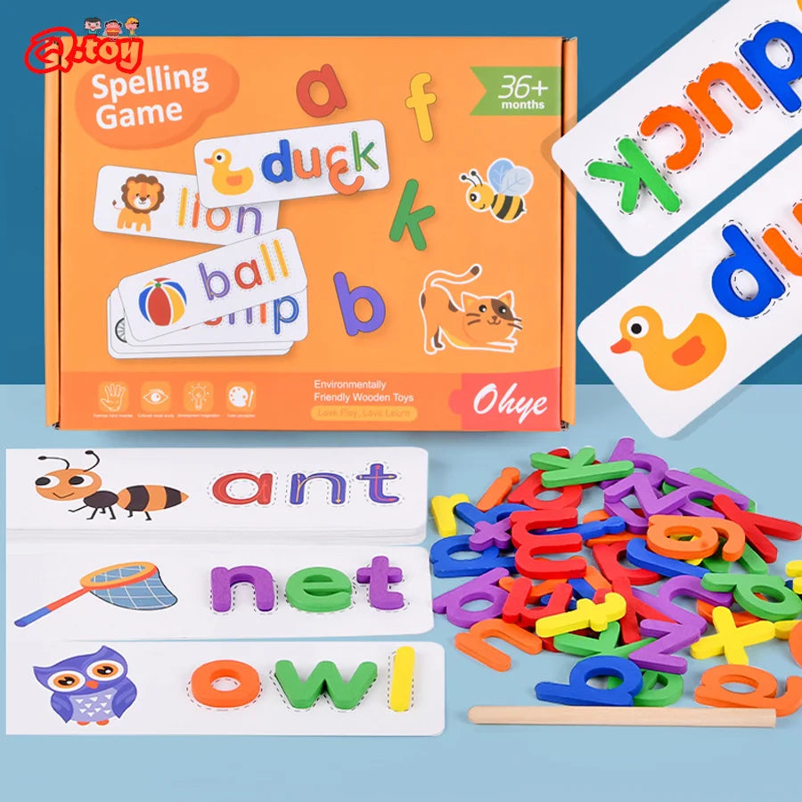 CVC Letter Spelling Flash Cards