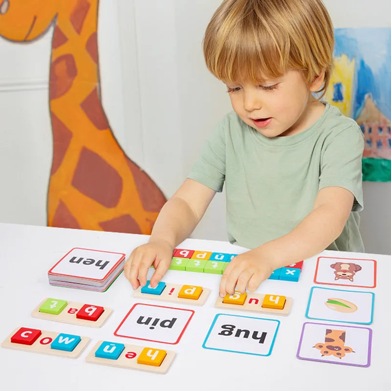 CVC Letter Spelling Flash Cards