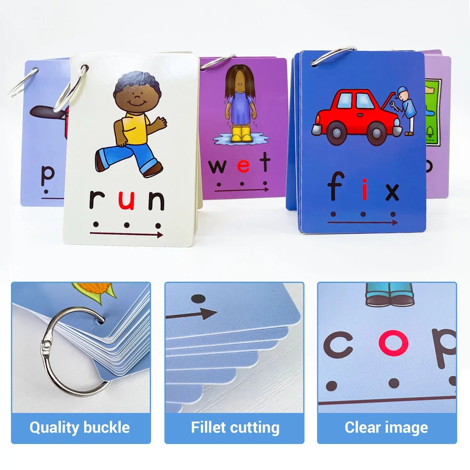 CVC Words Flashcards Set