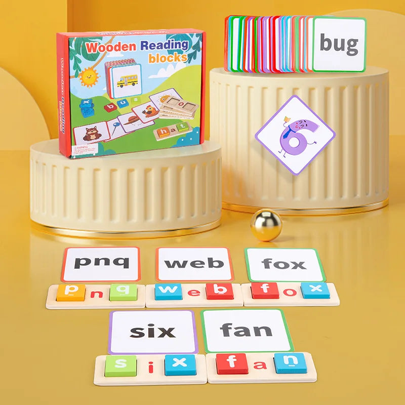CVC Letter Spelling Flash Cards