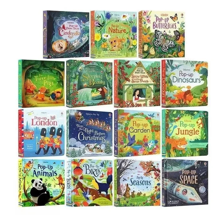 Pop-Up English Reading Books