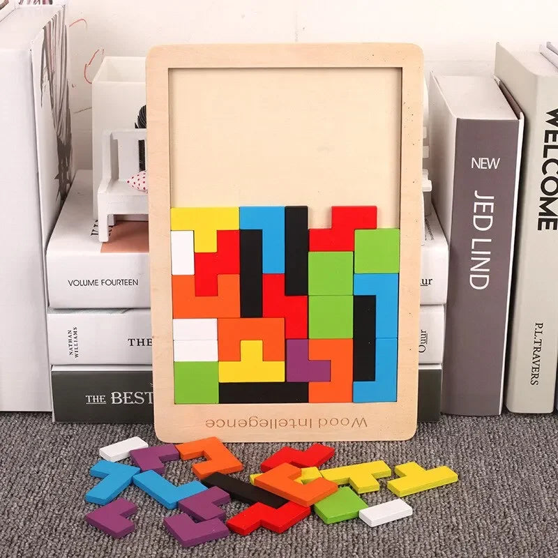Wooden Blocks Jigsaw Puzzle