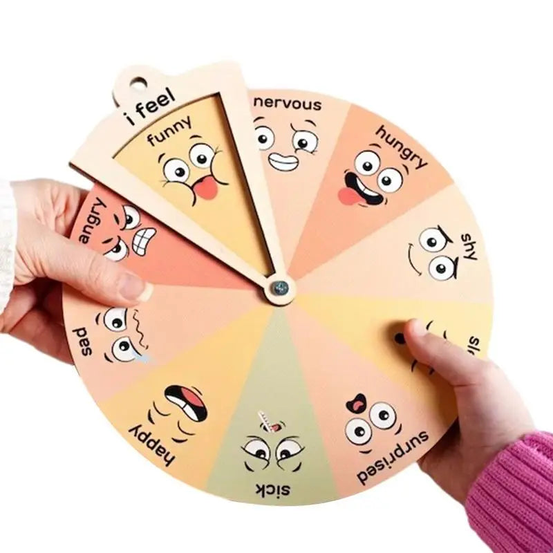 Wooden Emotion Feeling Wheel
