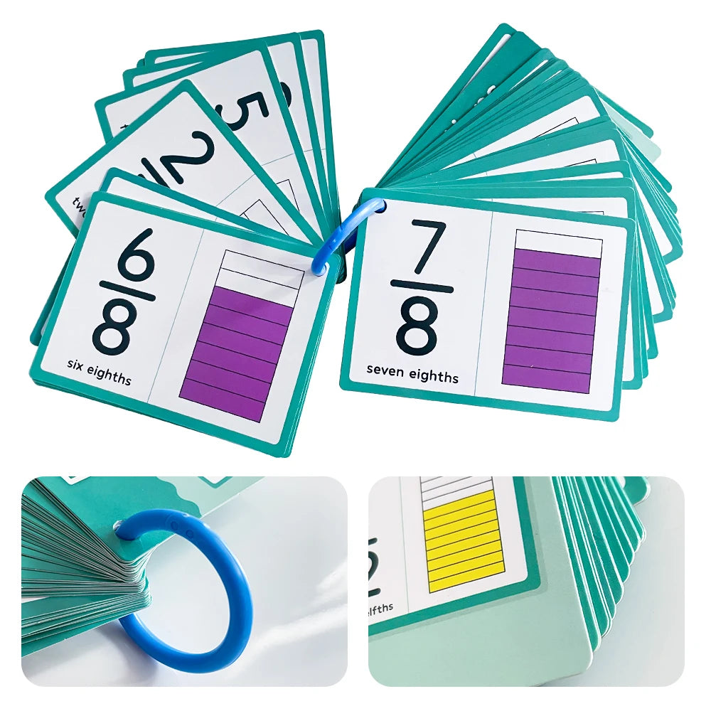 Fraction Number Flashcards