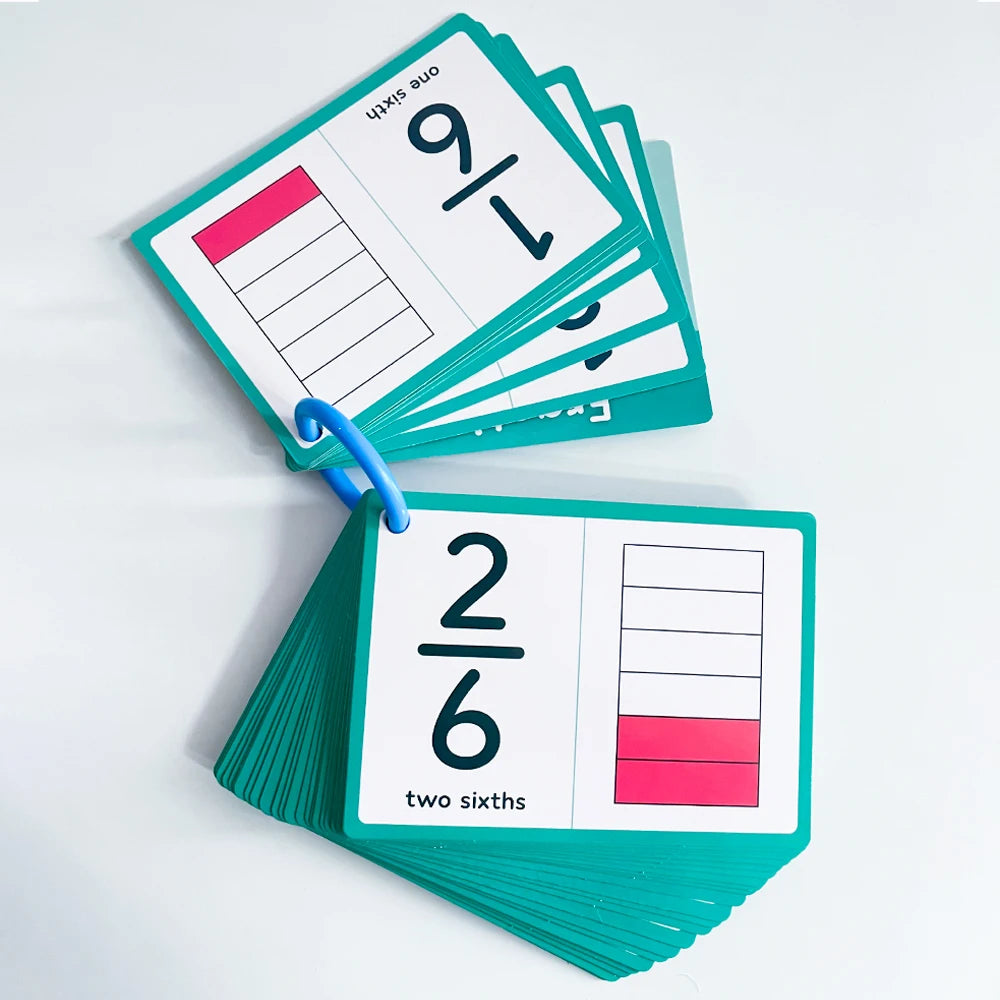 Fraction Number Flashcards