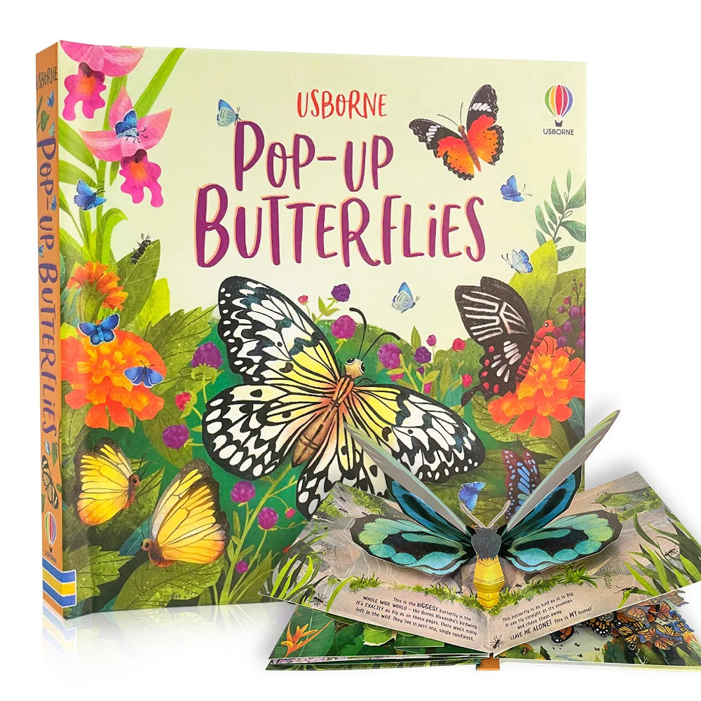 Pop-Up Butterflies English Book